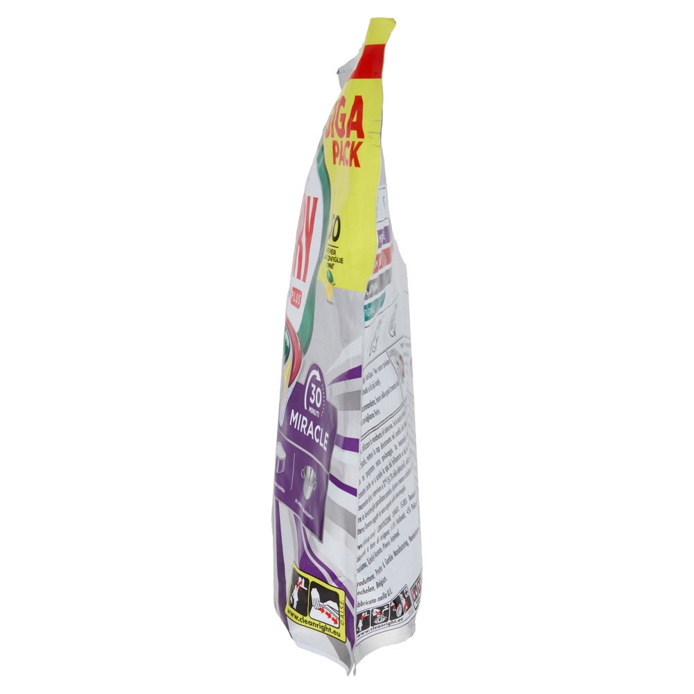 Fairy Pastiglie Lavastoviglie Platinum Plus All in One Miracle, Detersivo Piatti Limone 50 Caps 823g